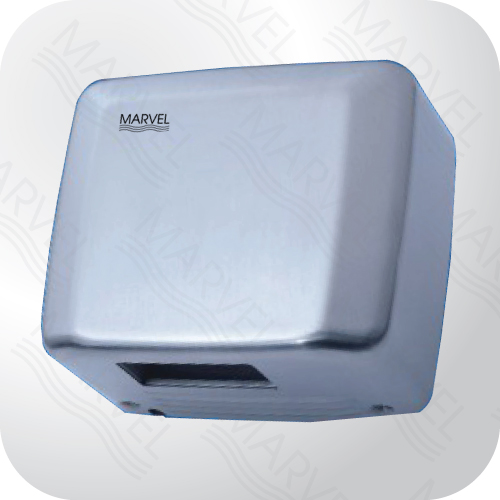 เครื่องเป่ามืออัตโนมัติ  รุ่น MH-102  มาร์เวล เป่ามือ สแตนเลส  Automatic hand dryer MARVEL stainless  เป่ามือระบบอินฟาเรด ระบบเป่ามือแห้งเร็ว  มาตรฐาน GMP, HACCP ผู้เชี่ยวชาญด้านสุขภัณฑ์อัตโนมัติ ระบบอินฟาเรด เซนเซอร์  sensor ทำงาน เปิด ปิด อัตโนมัติ Automatic sensor บริษัท มาร์เวล เทคโนโลยี จำกัด Tel 029785650-2